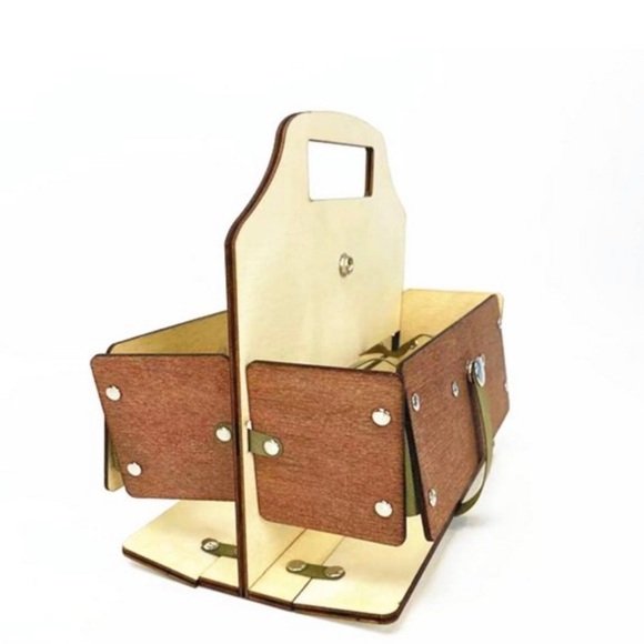 NWT adventure is out there bottle opener caddy wooden gift holds 6-12 oz bottle - Picture 5 of 7